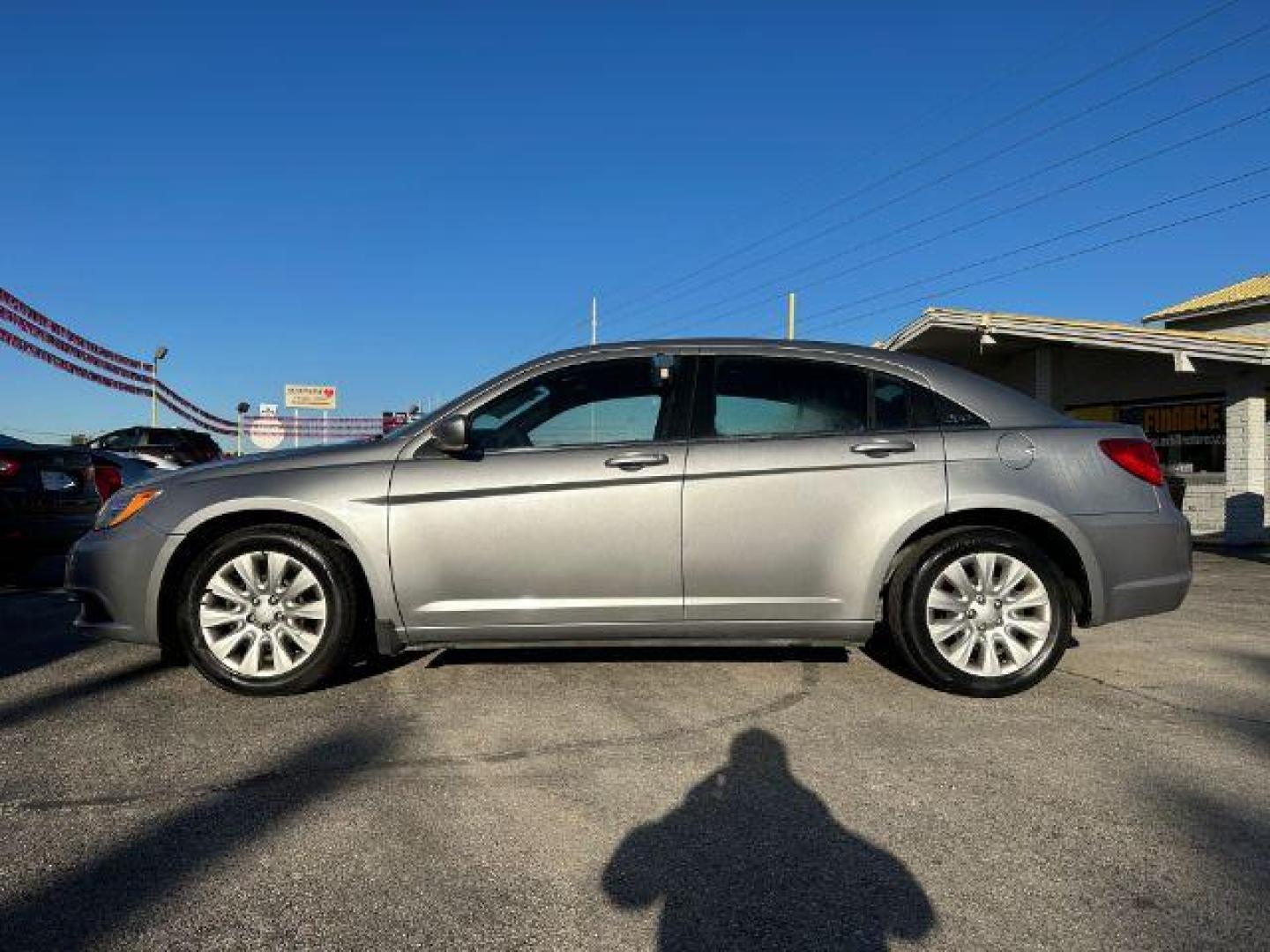 2014 Chrysler 200 LX (1C3CCBABXEN) with an 2.4L L4 DOHC 16V engine, 6-Speed Automatic transmission, located at 2715 W Pioneer Pkwy, Arlington, TX, 76013, (817) 265-9009, 32.710262, -97.153236 - Photo#1