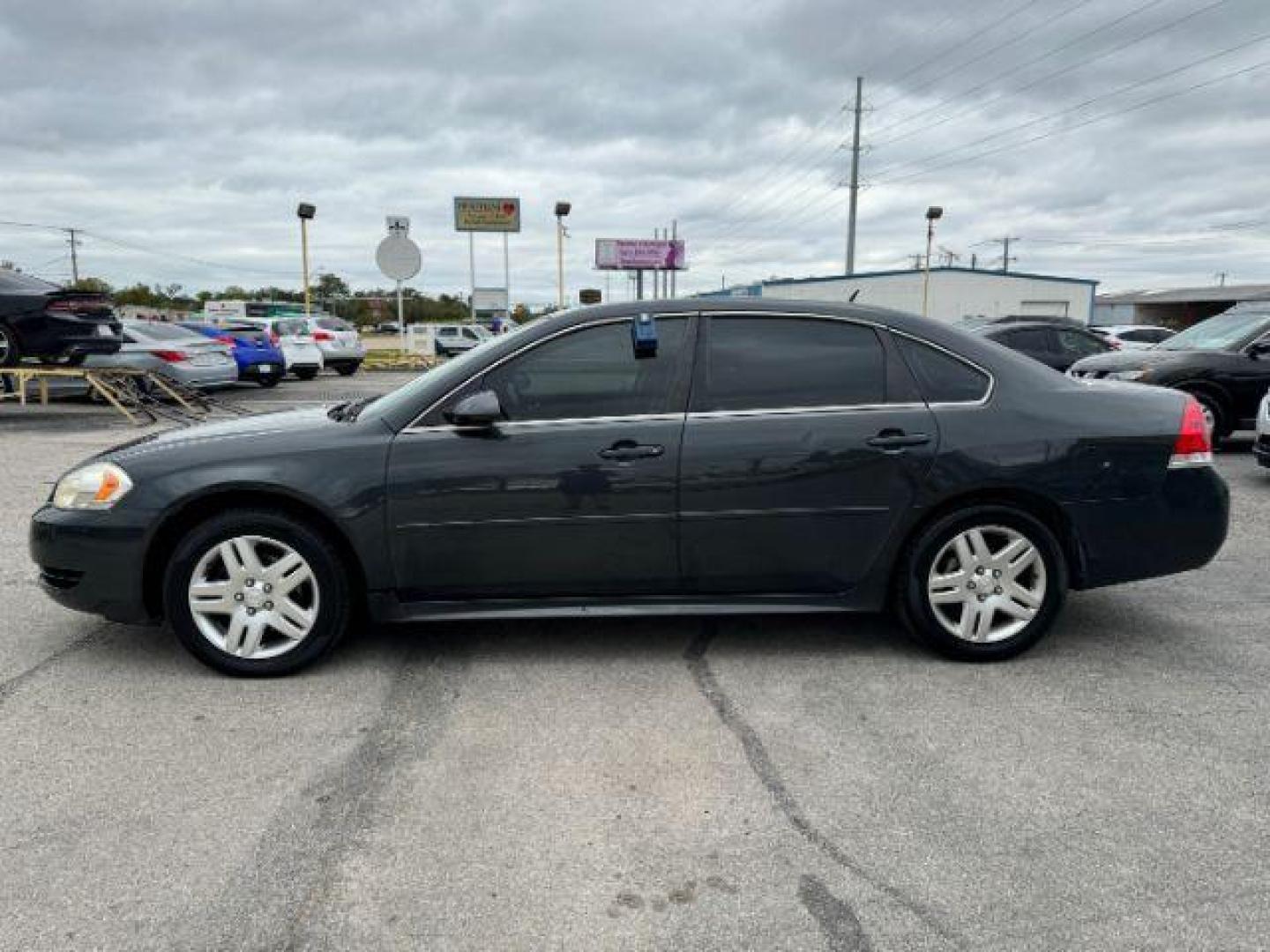 2013 GRAY Chevrolet Impala LS (Fleet) (2G1WF5E31D1) with an 3.6L V6 DOHC 16V FFV engine, 6-Speed Automatic transmission, located at 2715 W Pioneer Pkwy, Arlington, TX, 76013, (817) 265-9009, 32.710262, -97.153236 - Photo#2