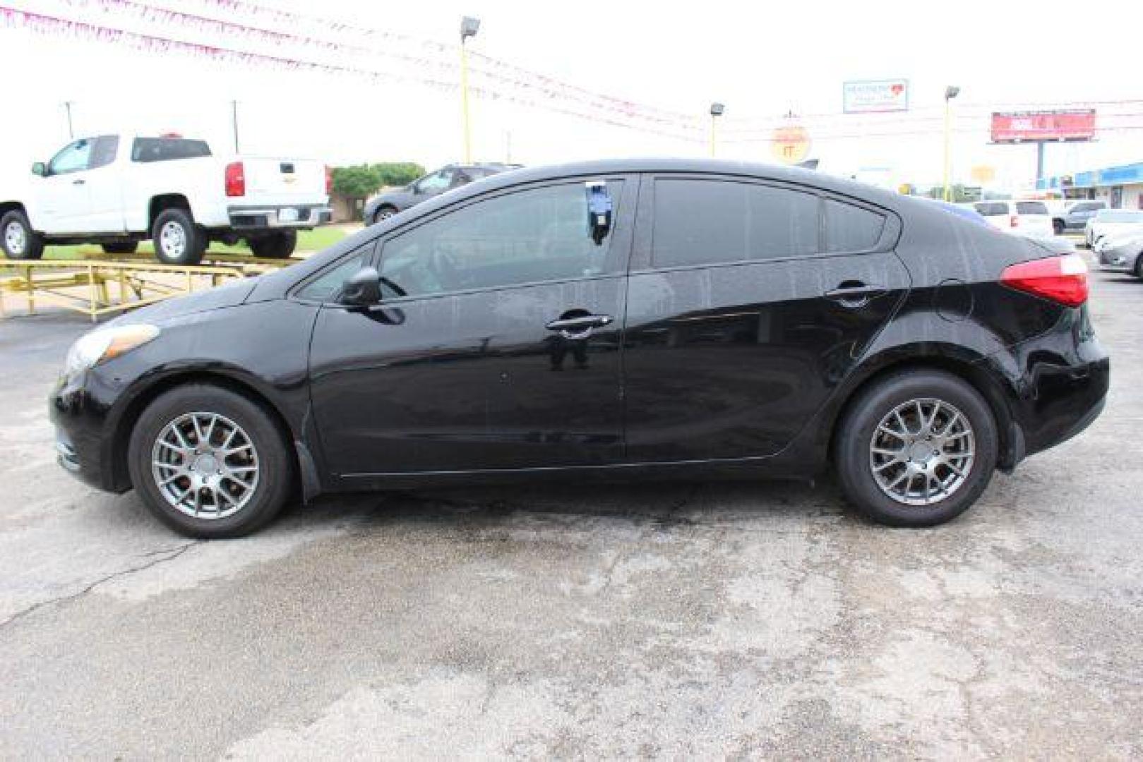 2014 BLACK Kia Forte LX A6 (KNAFK4A66E5) with an 1.8L L4 DOHC 16V engine, 6-Speed Automatic transmission, located at 2715 W Pioneer Pkwy, Arlington, TX, 76013, (817) 265-9009, 32.710262, -97.153236 - Photo#1