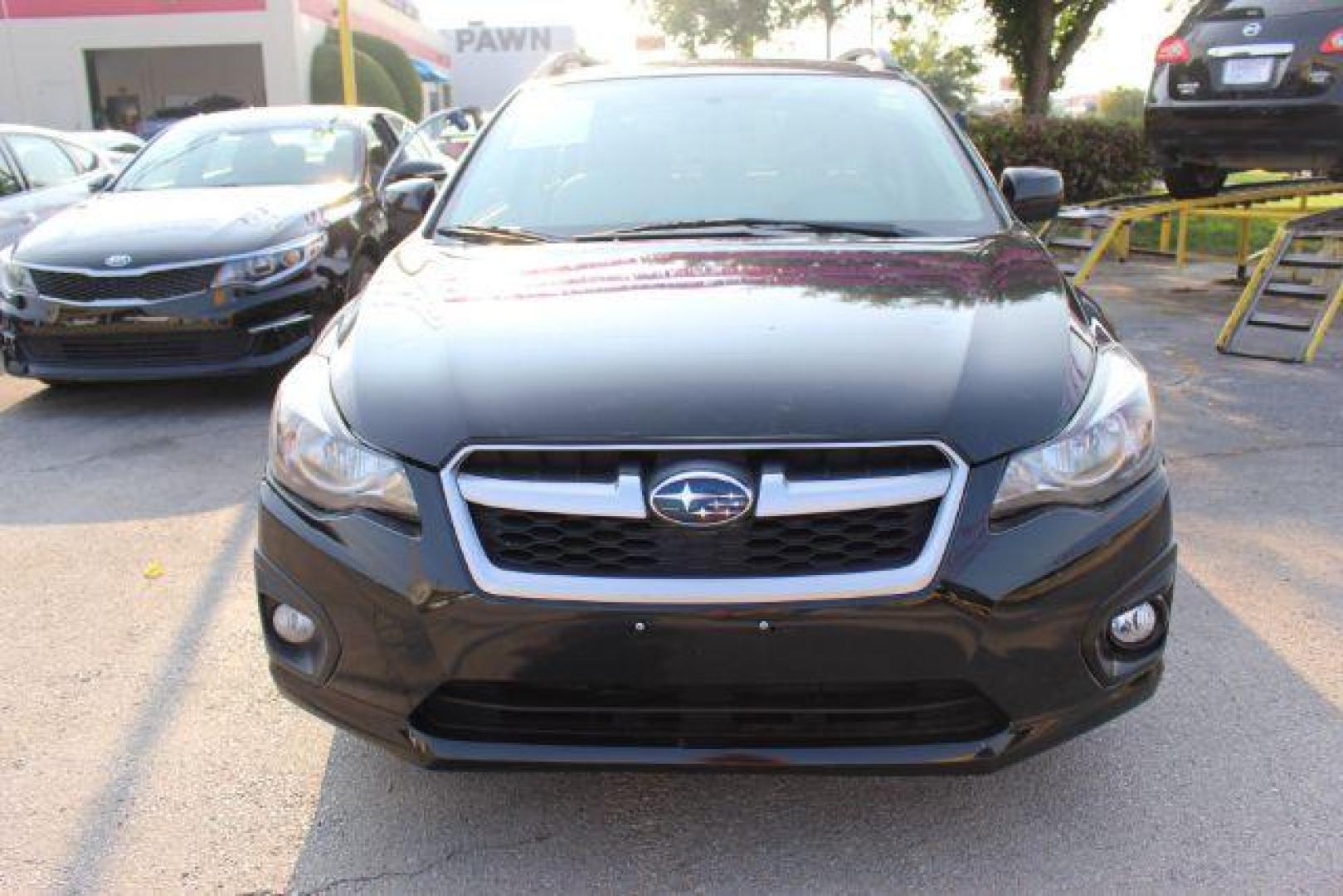 2014 BLACK Subaru Impreza 2.0i Sport Premium (JF1GPAL65E8) with an 2.0L H4 DOHC 16V engine, Continuously Variabl transmission, located at 2715 W Pioneer Pkwy, Arlington, TX, 76013, (817) 265-9009, 32.710262, -97.153236 - Photo#2