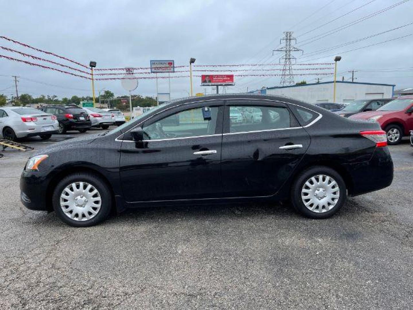 2015 Black Nissan Sentra S CVT (3N1AB7AP4FY) with an 1.8L L4 SFI DOHC 16 engine, Continuously Variabl transmission, located at 2715 W Pioneer Pkwy, Arlington, TX, 76013, (817) 265-9009, 32.710262, -97.153236 - Photo#1