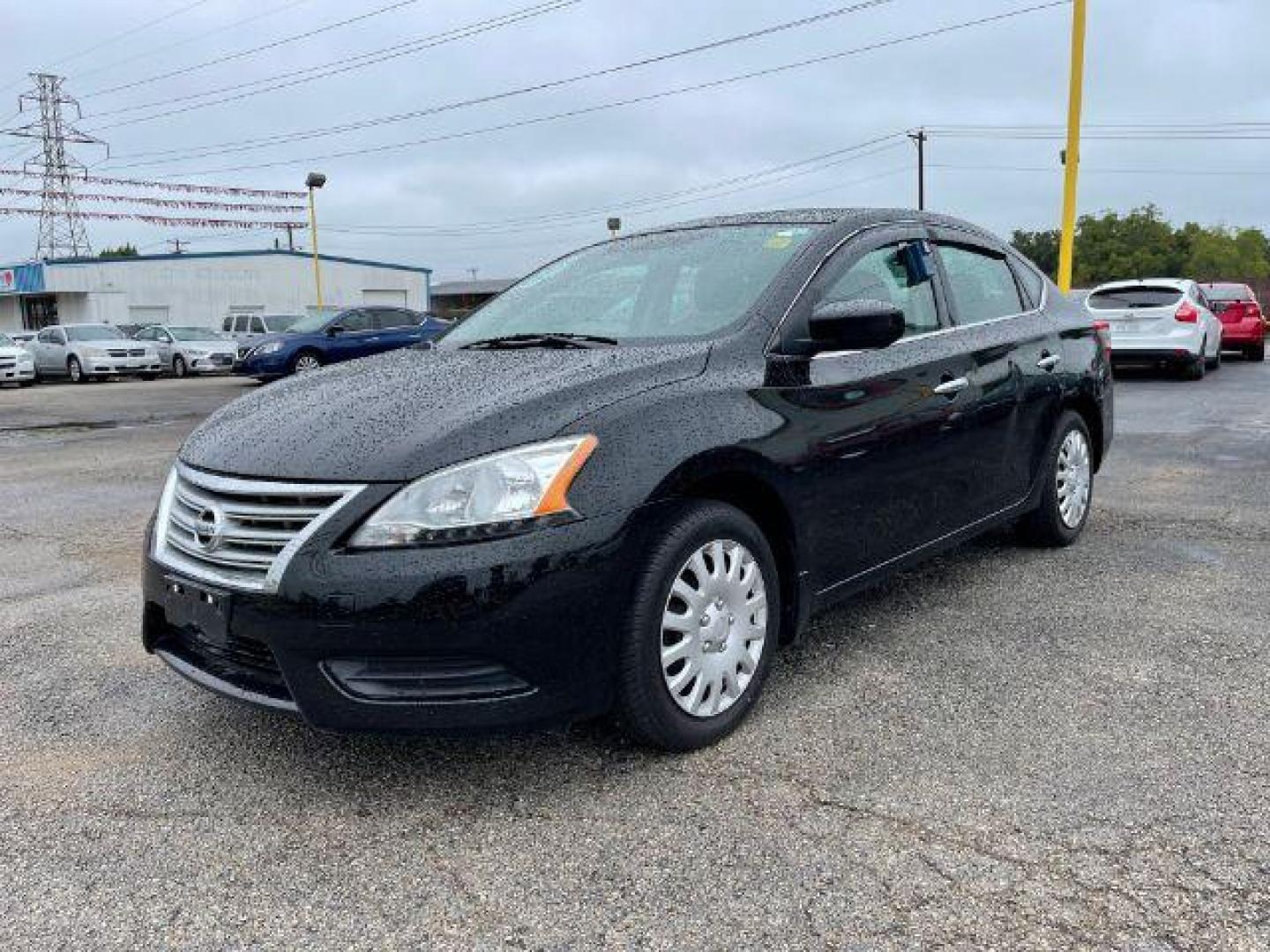 2015 Black Nissan Sentra S CVT (3N1AB7AP4FY) with an 1.8L L4 SFI DOHC 16 engine, Continuously Variabl transmission, located at 2715 W Pioneer Pkwy, Arlington, TX, 76013, (817) 265-9009, 32.710262, -97.153236 - Photo#2