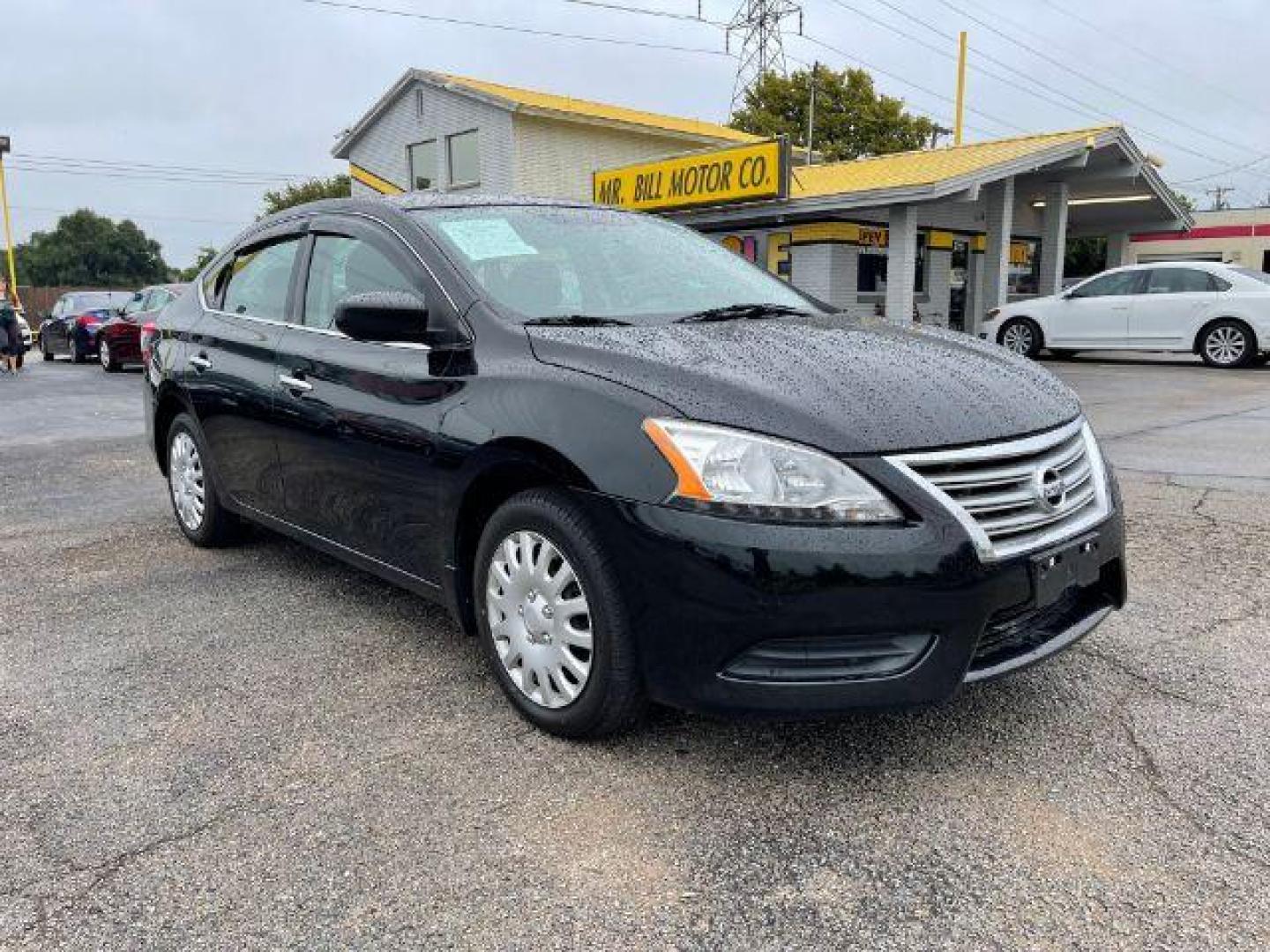 2015 Black Nissan Sentra S CVT (3N1AB7AP4FY) with an 1.8L L4 SFI DOHC 16 engine, Continuously Variabl transmission, located at 2715 W Pioneer Pkwy, Arlington, TX, 76013, (817) 265-9009, 32.710262, -97.153236 - Photo#4