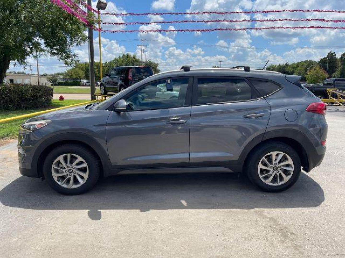 2016 GRAY Hyundai Tucson Eco (KM8J33A28GU) with an 1.6L L4 DOHC 16V engine, 7-Speed Automatic transmission, located at 2715 W Pioneer Pkwy, Arlington, TX, 76013, (817) 265-9009, 32.710262, -97.153236 - Photo#1