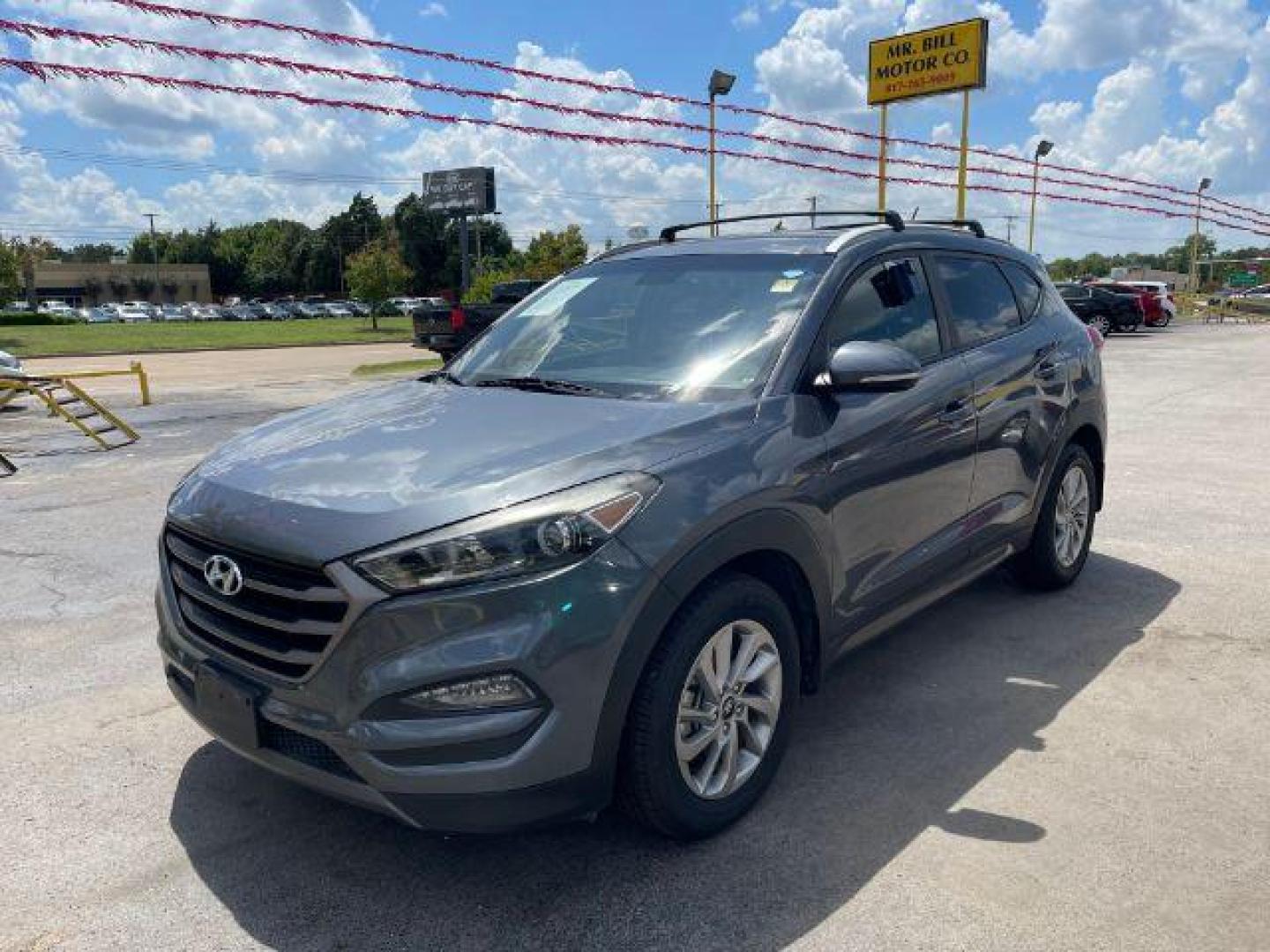 2016 GRAY Hyundai Tucson Eco (KM8J33A28GU) with an 1.6L L4 DOHC 16V engine, 7-Speed Automatic transmission, located at 2715 W Pioneer Pkwy, Arlington, TX, 76013, (817) 265-9009, 32.710262, -97.153236 - Photo#2