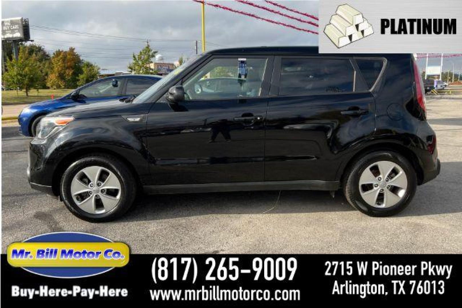 2014 BLACK Kia Soul Base (KNDJN2A22E7) with an 1.6L L4 DOHC 16V engine, located at 2715 W Pioneer Pkwy, Arlington, TX, 76013, (817) 265-9009, 32.710262, -97.153236 - Photo#0