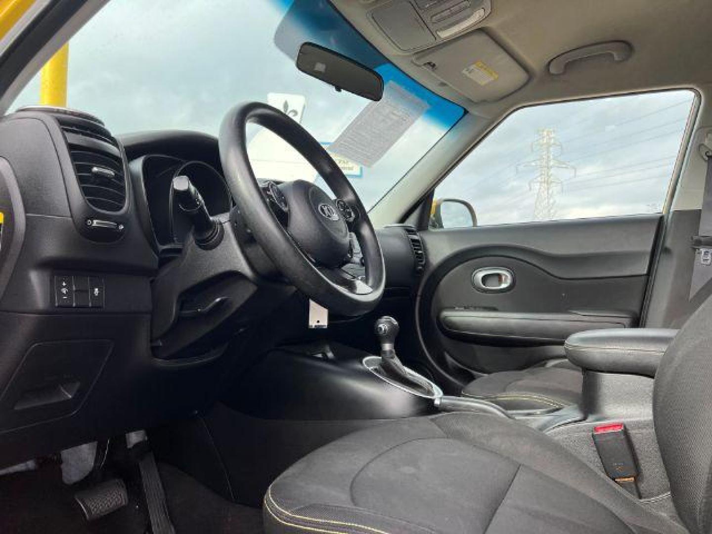 2014 YELLOW Kia Soul + (KNDJP3A55E7) with an 2.0L L4 DOHC 16V engine, 6-Speed Automatic transmission, located at 2715 W Pioneer Pkwy, Arlington, TX, 76013, (817) 265-9009, 32.710262, -97.153236 - Photo#14