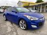 2016 BLUE Hyundai Veloster Base 6MT (KMHTC6AD7GU) with an 1.6L L4 DOHC 16V engine, located at 2715 W Pioneer Pkwy, Arlington, TX, 76013, (817) 265-9009, 32.710262, -97.153236 - Photo#4