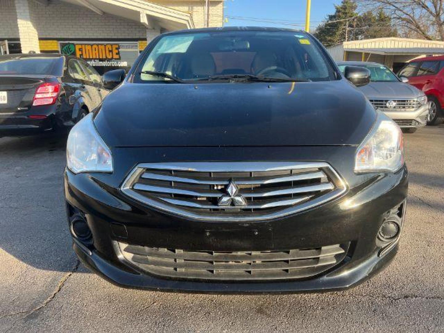 2019 BLACK Mitsubishi Mirage G4 ES CVT (ML32F3FJ7KH) with an 1.2L L3 DOHC engine, Continuously Variabl transmission, located at 2715 W Pioneer Pkwy, Arlington, TX, 76013, (817) 265-9009, 32.710262, -97.153236 - Photo#3