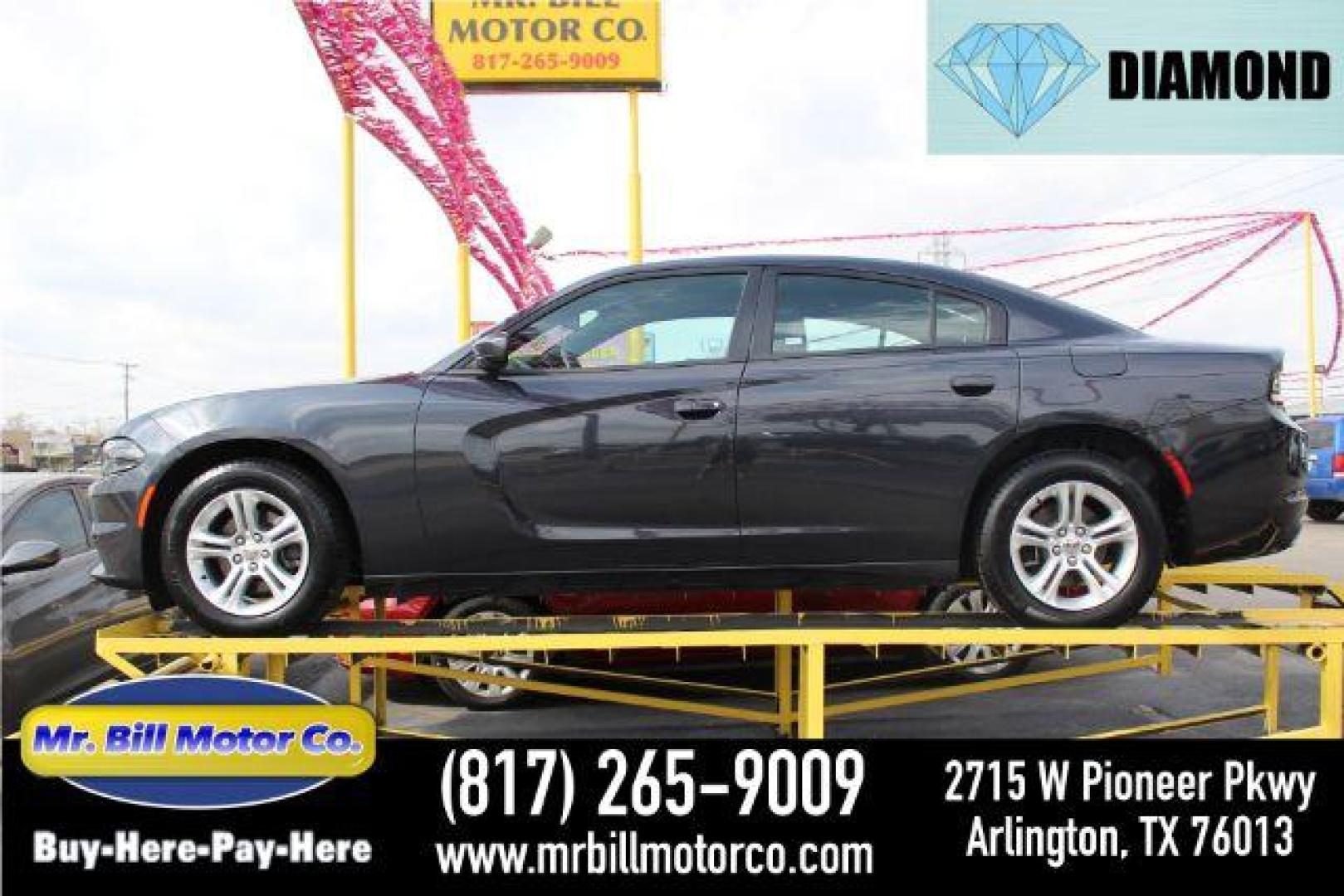 2016 BLACK Dodge Charger SE (2C3CDXBG8GH) with an 3.6L V6 DOHC 24V engine, 8-Speed Automatic transmission, located at 2715 W Pioneer Pkwy, Arlington, TX, 76013, (817) 265-9009, 32.710262, -97.153236 - Photo#0