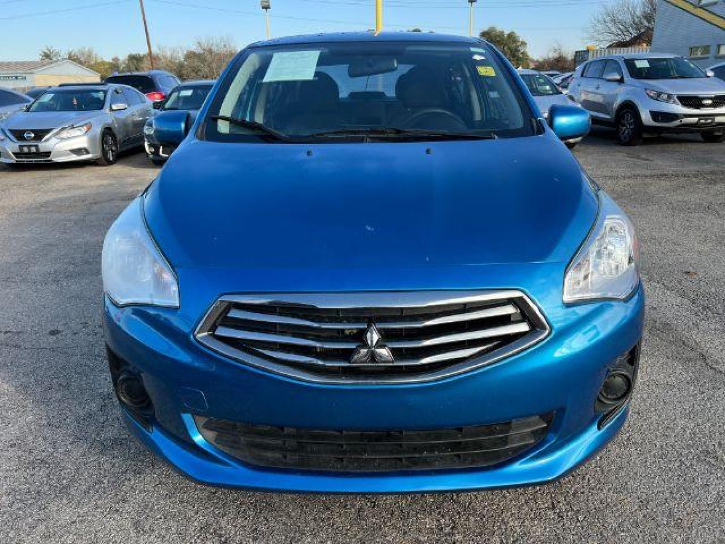 2019 BLUE Mitsubishi Mirage G4 ES CVT (ML32F3FJ6KH) with an 1.2L L3 DOHC engine, Continuously Variabl transmission, located at 2715 W Pioneer Pkwy, Arlington, TX, 76013, (817) 265-9009, 32.710262, -97.153236 - Photo#3