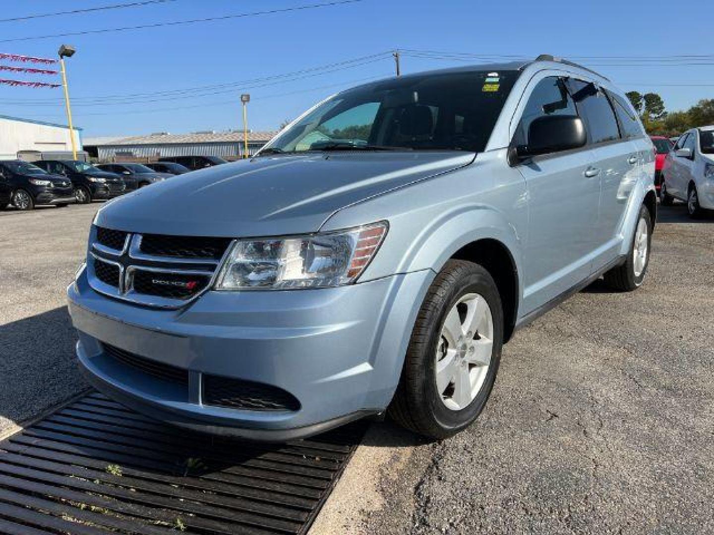 2013 BLUE Dodge Journey SE (3C4PDCAB9DT) with an 2.4L L4 DOHC 16V engine, 4-Speed Automatic transmission, located at 2715 W Pioneer Pkwy, Arlington, TX, 76013, (817) 265-9009, 32.710262, -97.153236 - Photo#2