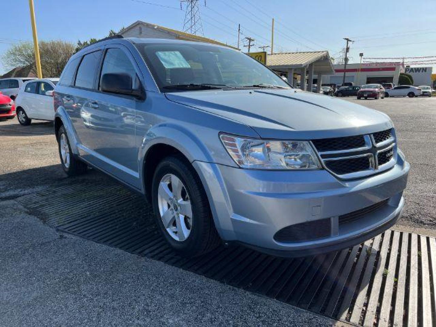 2013 BLUE Dodge Journey SE (3C4PDCAB9DT) with an 2.4L L4 DOHC 16V engine, 4-Speed Automatic transmission, located at 2715 W Pioneer Pkwy, Arlington, TX, 76013, (817) 265-9009, 32.710262, -97.153236 - Photo#4