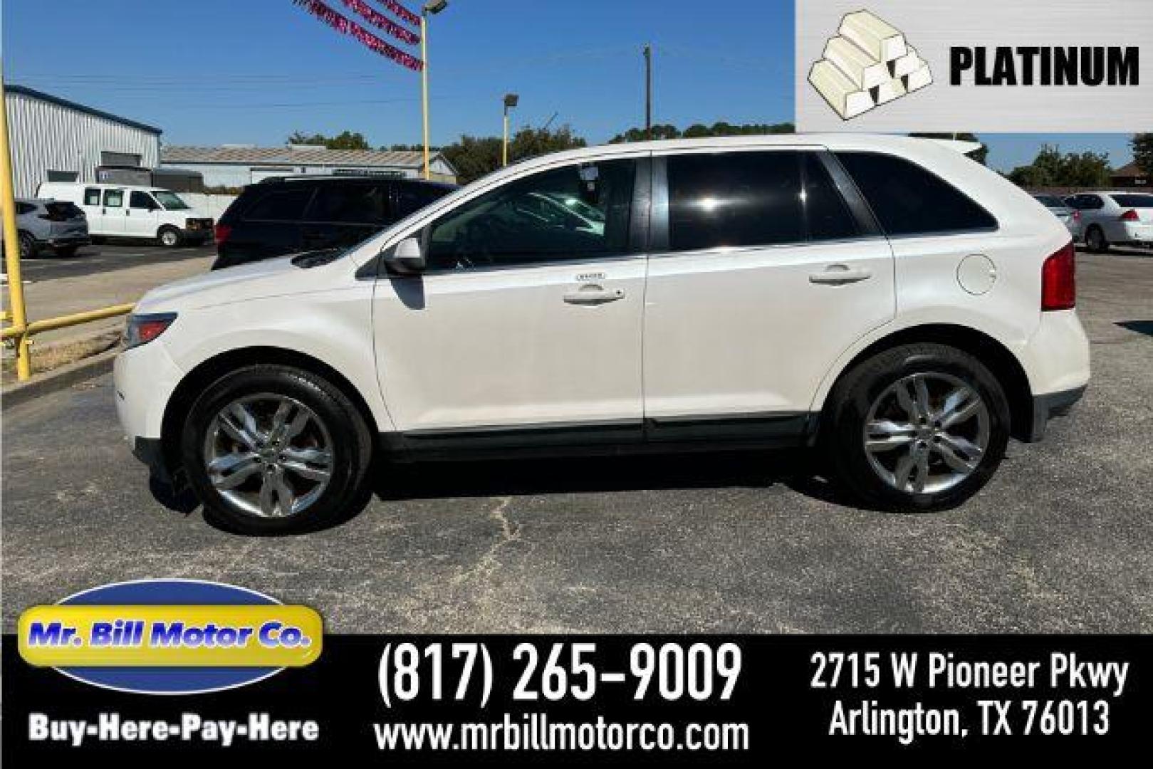 2011 WHITE Ford Edge Limited FWD (2FMDK3KC6BB) with an 3.5L V6 DOHC 24V engine, 6-Speed Automatic transmission, located at 2715 W Pioneer Pkwy, Arlington, TX, 76013, (817) 265-9009, 32.710262, -97.153236 - Photo#0