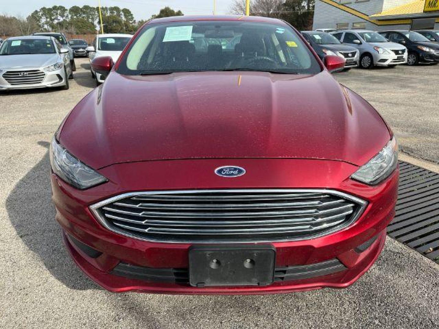 2017 RED Ford FUS SE (3FA6P0HD0HR) with an 1.5L L4 DOHC 16V engine, 6-Speed Automatic transmission, located at 2715 W Pioneer Pkwy, Arlington, TX, 76013, (817) 265-9009, 32.710262, -97.153236 - Photo#3