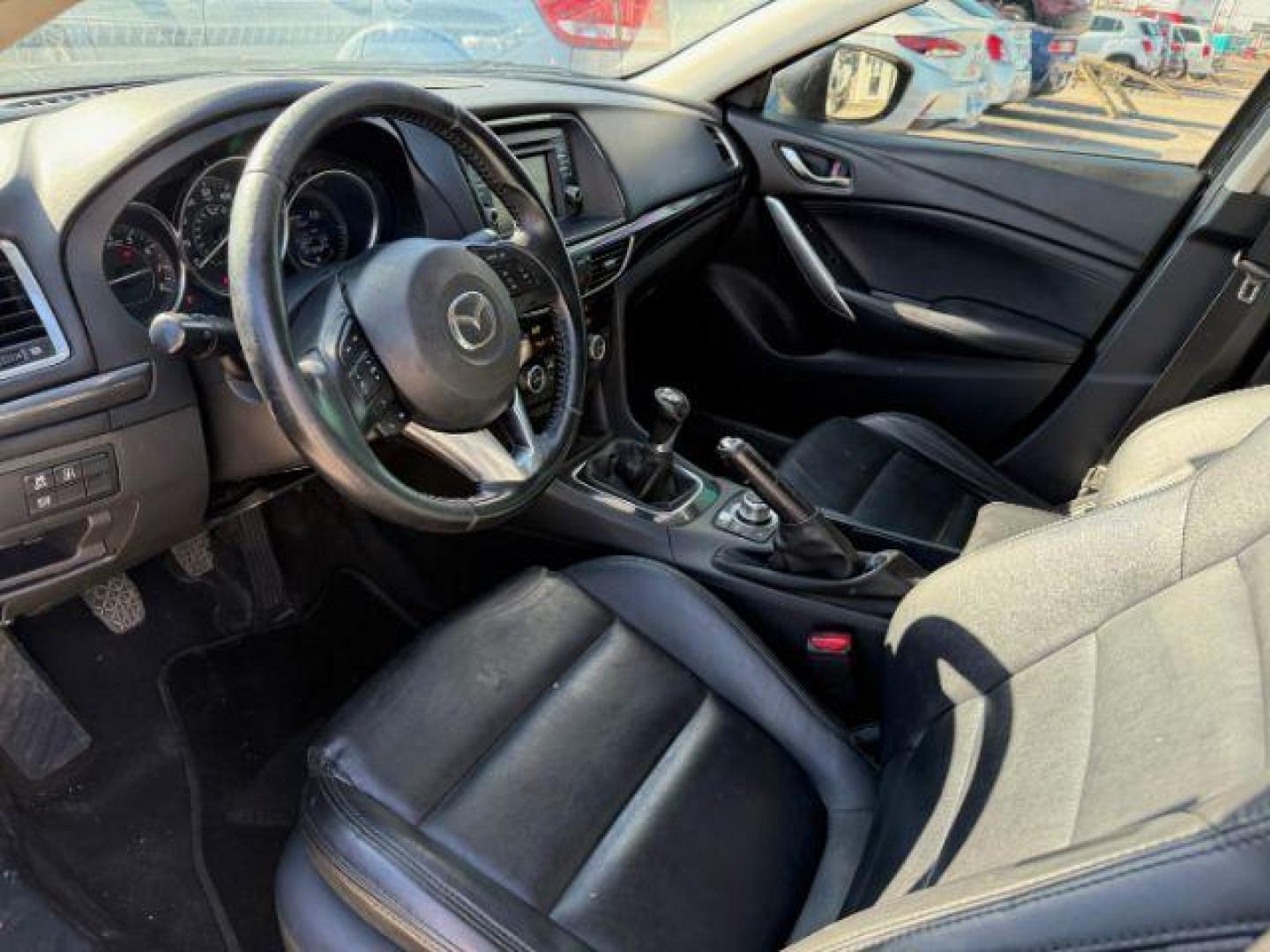 2015 BLACK Mazda Mazda6 i Touring (JM1GJ1V55F1) with an 2.5L L4 DOHC 16V engine, 6-Speed Automatic transmission, located at 2715 W Pioneer Pkwy, Arlington, TX, 76013, (817) 265-9009, 32.710262, -97.153236 - Photo#15