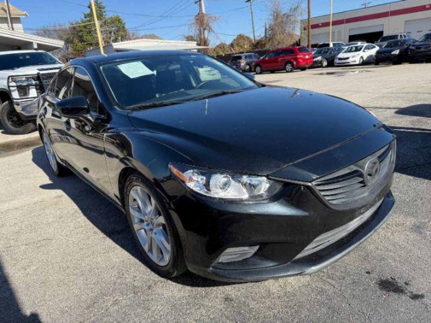 2015 BLACK Mazda Mazda6 i Touring (JM1GJ1V55F1) with an 2.5L L4 DOHC 16V engine, 6-Speed Automatic transmission, located at 2715 W Pioneer Pkwy, Arlington, TX, 76013, (817) 265-9009, 32.710262, -97.153236 - Photo#5