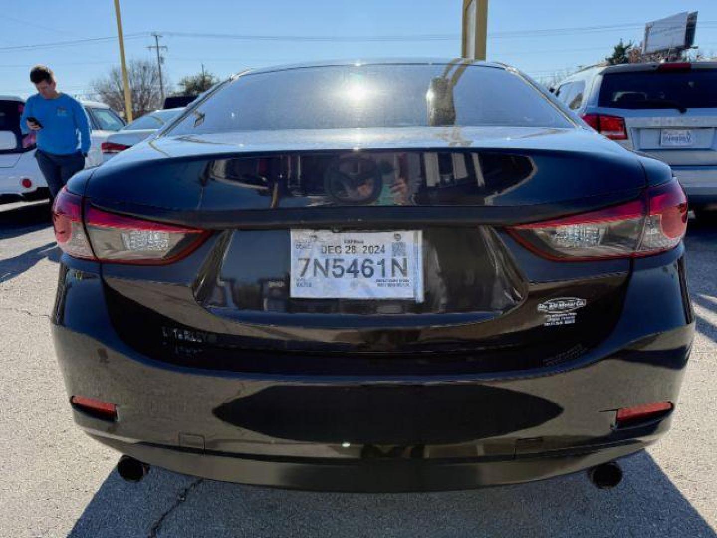 2015 BLACK Mazda Mazda6 i Touring (JM1GJ1V55F1) with an 2.5L L4 DOHC 16V engine, 6-Speed Automatic transmission, located at 2715 W Pioneer Pkwy, Arlington, TX, 76013, (817) 265-9009, 32.710262, -97.153236 - Photo#7