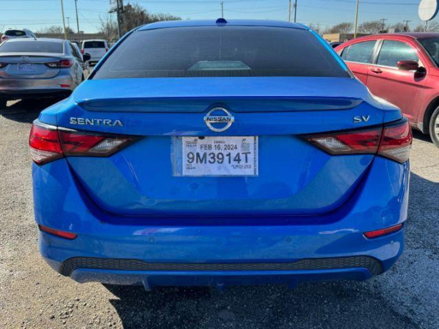 2020 BLUE Nissan Sentra SV (3N1AB8CVXLY) with an 1.8L L4 SFI DOHC 16 engine, Continuously Variabl transmission, located at 2715 W Pioneer Pkwy, Arlington, TX, 76013, (817) 265-9009, 32.710262, -97.153236 - Photo#7