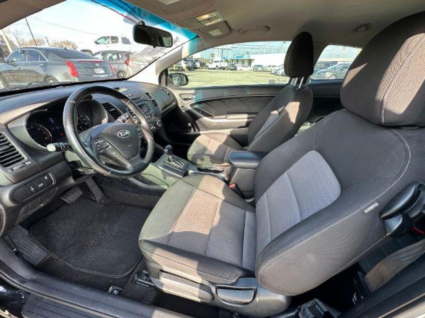 2015 BLACK Kia Forte Koup EX (KNAFX6A8XF5) with an 2.0L L4 DOHC 16V engine, 6-Speed Automatic transmission, located at 2715 W Pioneer Pkwy, Arlington, TX, 76013, (817) 265-9009, 32.710262, -97.153236 - Photo#13