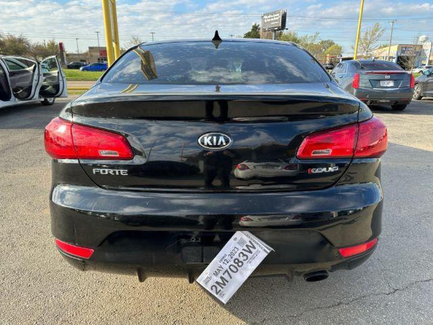 2015 BLACK Kia Forte Koup EX (KNAFX6A8XF5) with an 2.0L L4 DOHC 16V engine, 6-Speed Automatic transmission, located at 2715 W Pioneer Pkwy, Arlington, TX, 76013, (817) 265-9009, 32.710262, -97.153236 - Photo#7