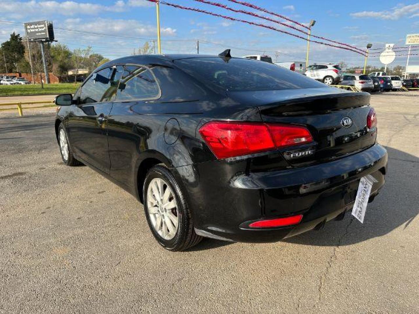 2015 BLACK Kia Forte Koup EX (KNAFX6A8XF5) with an 2.0L L4 DOHC 16V engine, 6-Speed Automatic transmission, located at 2715 W Pioneer Pkwy, Arlington, TX, 76013, (817) 265-9009, 32.710262, -97.153236 - Photo#8