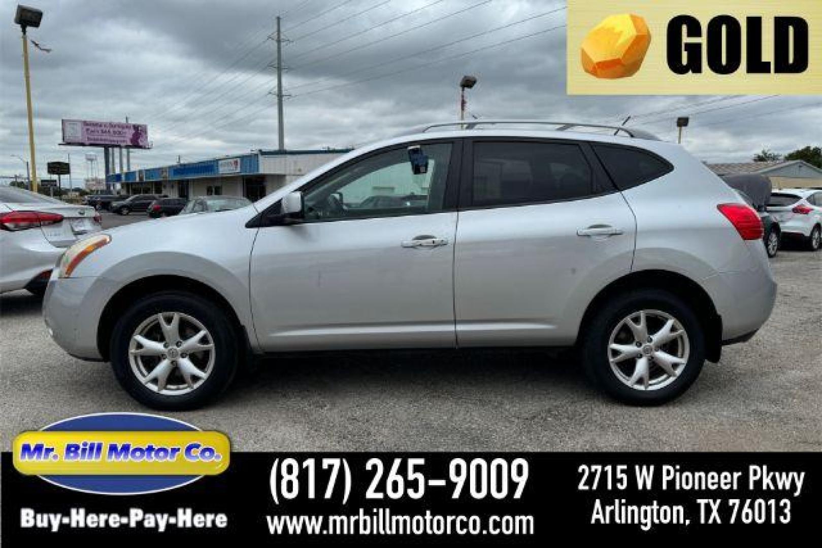 2010 SILVER Nissan Rogue SL 2WD (JN8AS5MT4AW) with an 2.5L L4 DOHC 16V engine, Continuously Variabl transmission, located at 2715 W Pioneer Pkwy, Arlington, TX, 76013, (817) 265-9009, 32.710262, -97.153236 - Photo#0