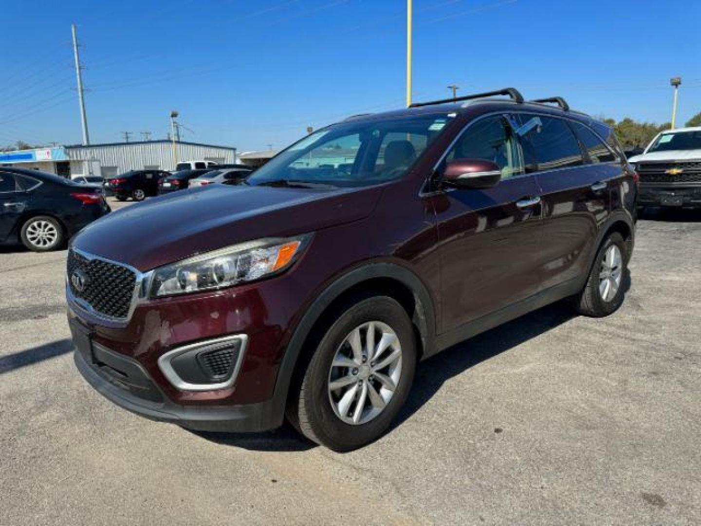 2016 PURPLE Kia Sorento LX 2WD (5XYPG4A34GG) with an 2.4L L4 DOHC 16V engine, 6-Speed Automatic transmission, located at 2715 W Pioneer Pkwy, Arlington, TX, 76013, (817) 265-9009, 32.710262, -97.153236 - Photo#3