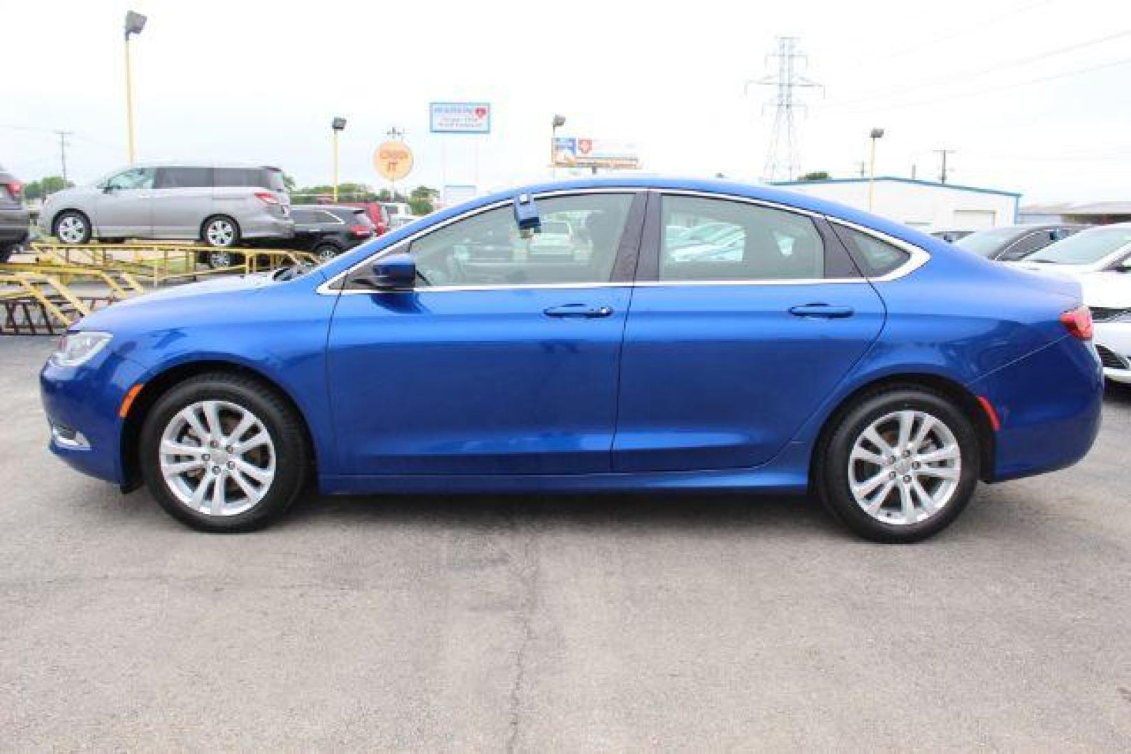 2016 BLUE Chrysler 200 Limited (1C3CCCAB6GN) with an 2.4L L4 DOHC 16V engine, 9-Speed Automatic transmission, located at 2715 W Pioneer Pkwy, Arlington, TX, 76013, (817) 265-9009, 32.710262, -97.153236 - Photo#1