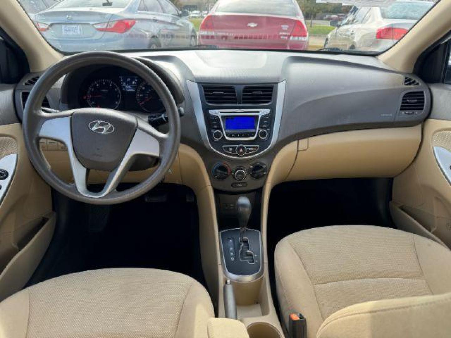 2014 WHITE Hyundai Accent GLS 4-Door (KMHCT4AEXEU) with an 1.6L L4 DOHC 16V engine, located at 2715 W Pioneer Pkwy, Arlington, TX, 76013, (817) 265-9009, 32.710262, -97.153236 - Photo#12