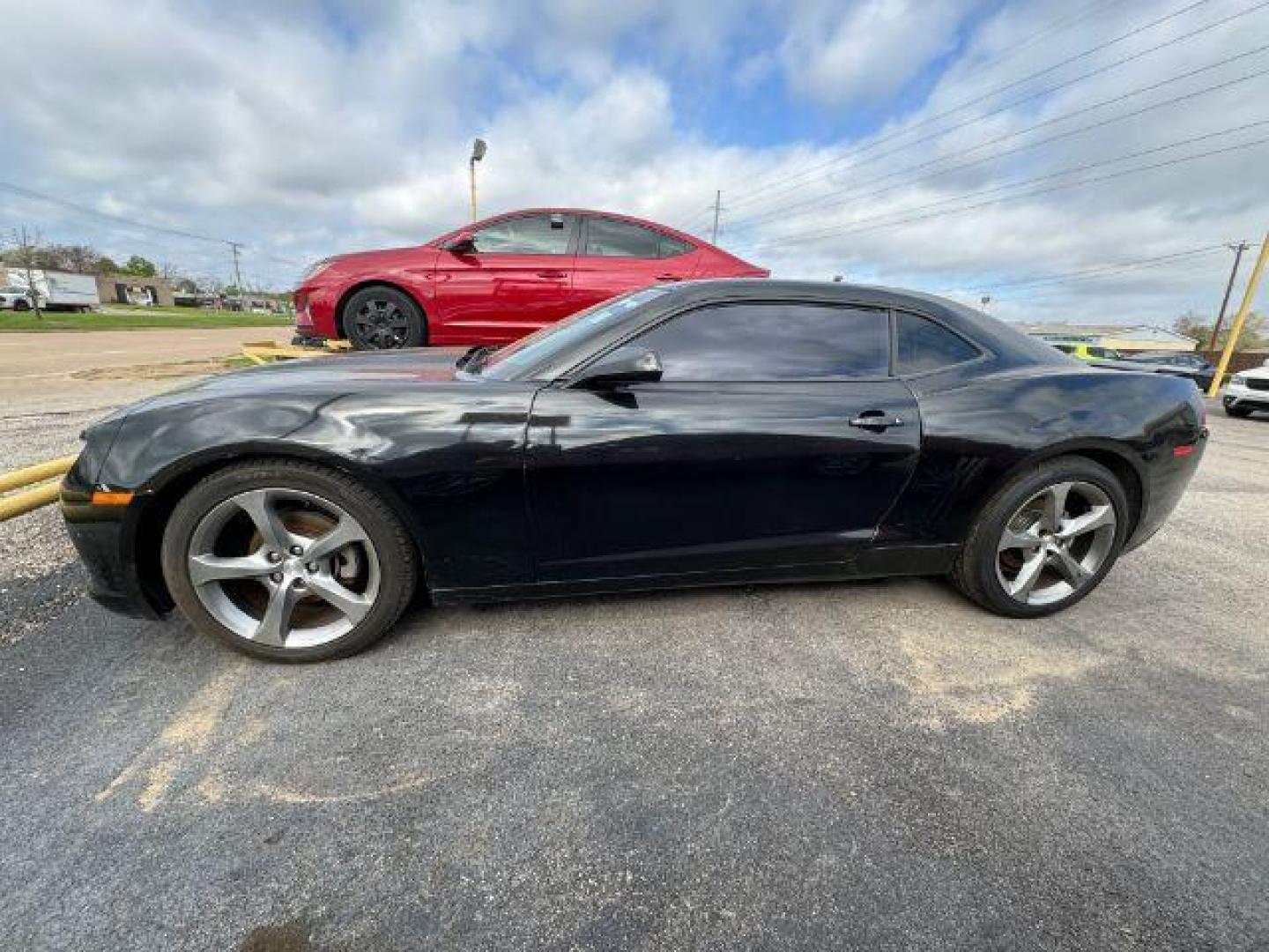 2014 BLACK Chevrolet Camaro Coupe 1LT (2G1FB1E36E9) with an 3.6L V6 DOHC 24V FFV engine, 6-Speed Automatic transmission, located at 2715 W Pioneer Pkwy, Arlington, TX, 76013, (817) 265-9009, 32.710262, -97.153236 - Photo#1