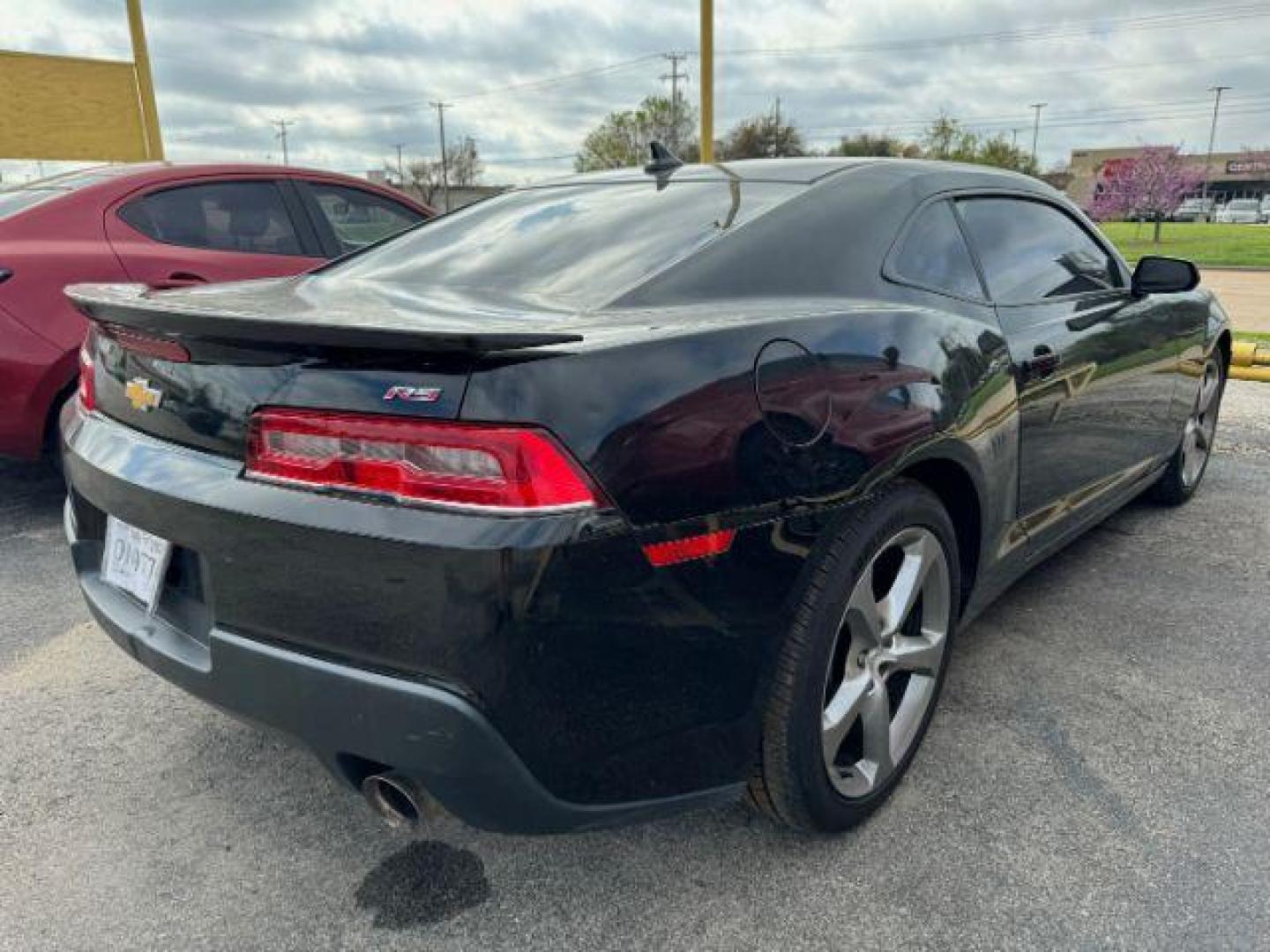 2014 BLACK Chevrolet Camaro Coupe 1LT (2G1FB1E36E9) with an 3.6L V6 DOHC 24V FFV engine, 6-Speed Automatic transmission, located at 2715 W Pioneer Pkwy, Arlington, TX, 76013, (817) 265-9009, 32.710262, -97.153236 - Photo#5