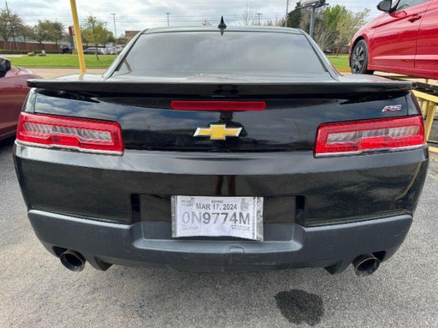 2014 BLACK Chevrolet Camaro Coupe 1LT (2G1FB1E36E9) with an 3.6L V6 DOHC 24V FFV engine, 6-Speed Automatic transmission, located at 2715 W Pioneer Pkwy, Arlington, TX, 76013, (817) 265-9009, 32.710262, -97.153236 - Photo#6