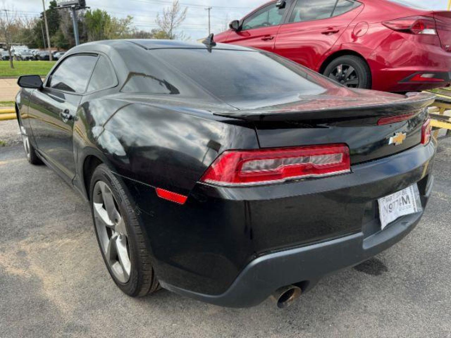 2014 BLACK Chevrolet Camaro Coupe 1LT (2G1FB1E36E9) with an 3.6L V6 DOHC 24V FFV engine, 6-Speed Automatic transmission, located at 2715 W Pioneer Pkwy, Arlington, TX, 76013, (817) 265-9009, 32.710262, -97.153236 - Photo#7