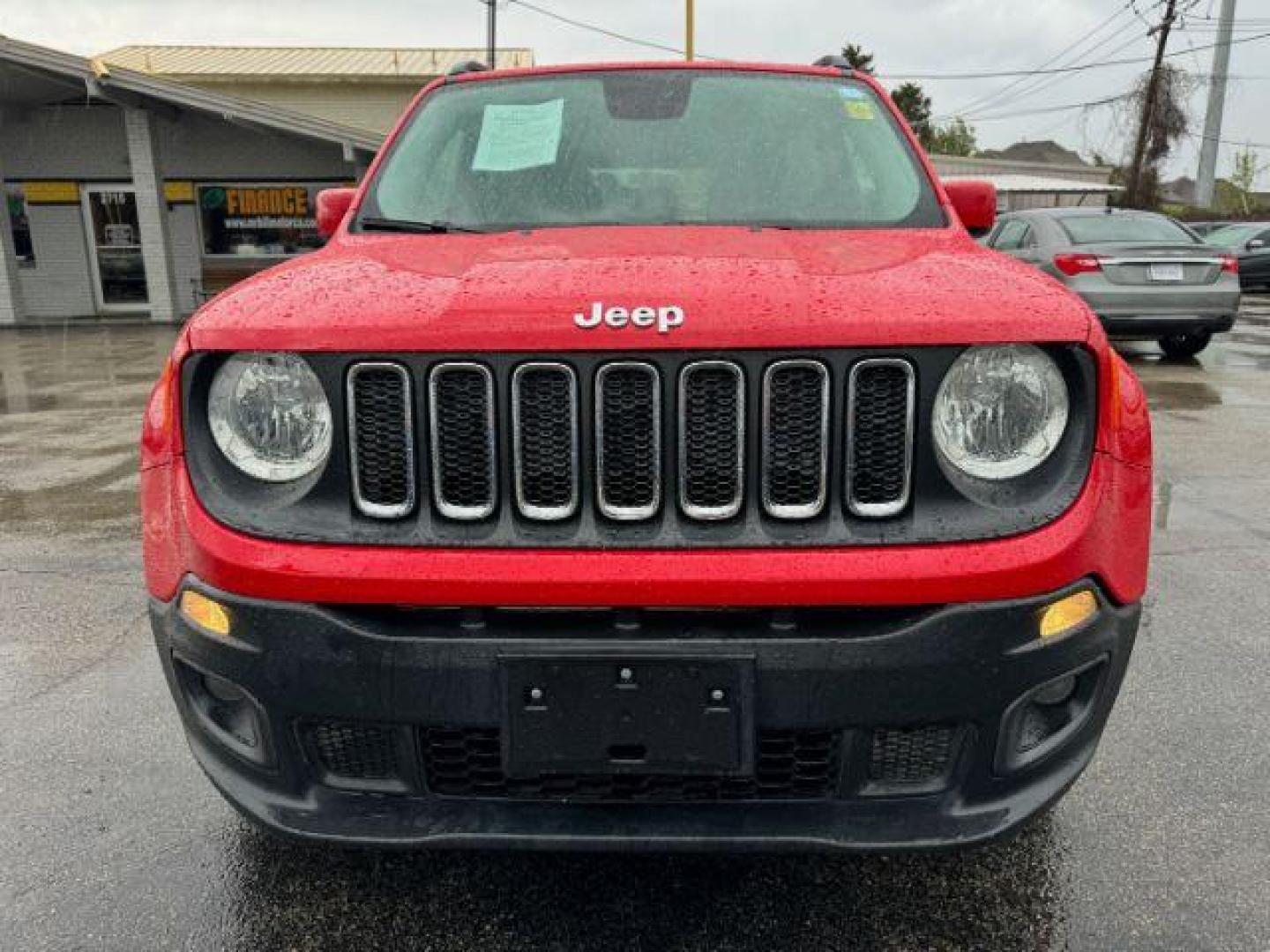 2017 Red Jeep Renegade Latitude FWD (ZACCJABB1HP) with an 2.4L L4 DOHC 16V engine, 6-Speed Manual transmission, located at 2715 W Pioneer Pkwy, Arlington, TX, 76013, (817) 265-9009, 32.710262, -97.153236 - Photo#4