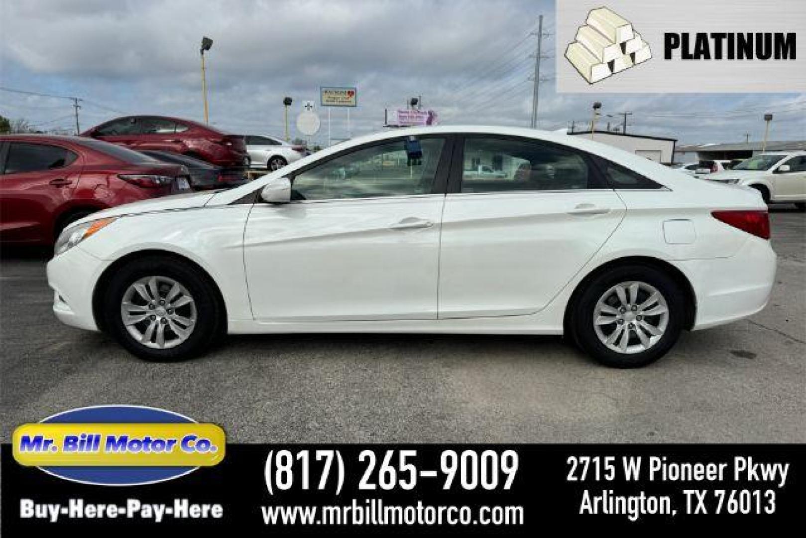 2012 WHITE Hyundai Sonata GLS Auto (5NPEB4AC6CH) with an 2.4L L4 DOHC 16V engine, 6-Speed Automatic transmission, located at 2715 W Pioneer Pkwy, Arlington, TX, 76013, (817) 265-9009, 32.710262, -97.153236 - Photo#0