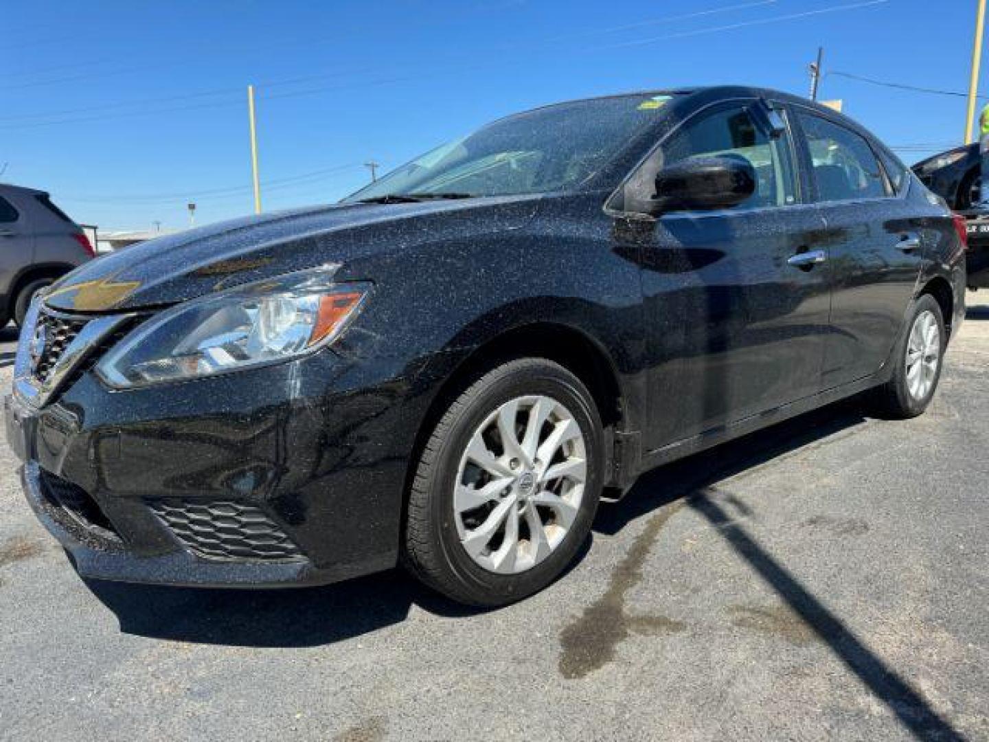 2019 BLACK Nissan Sentra SV (3N1AB7AP1KY) with an 1.8L L4 SFI DOHC 16V engine, Continuously Variable Transmission transmission, located at 2715 W Pioneer Pkwy, Arlington, TX, 76013, (817) 265-9009, 32.710262, -97.153236 - Photo#3