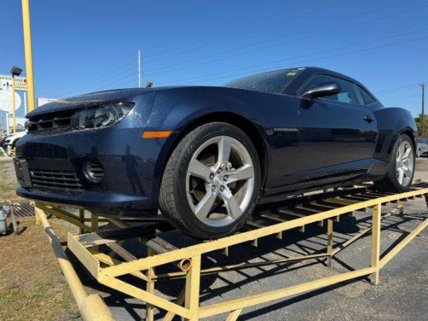 2015 BLUE Chevrolet Camaro 2LS Coupe (2G1FB1E32F9) with an 3.6L V6 DOHC 24V FFV engine, 6-Speed Automatic transmission, located at 2715 W Pioneer Pkwy, Arlington, TX, 76013, (817) 265-9009, 32.710262, -97.153236 - Photo#2