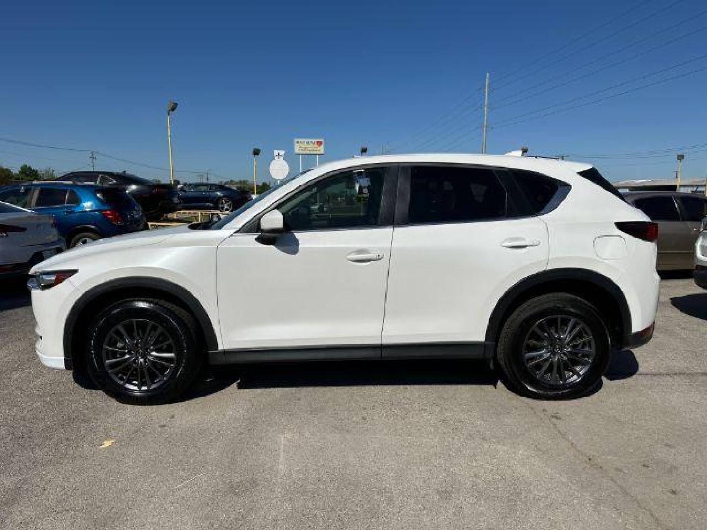 2019 WHITE Mazda CX-5 Sport (JM3KFABM5K0) with an 2.5L L4 DOHC 16V engine, 6-Speed Automatic transmission, located at 2715 W Pioneer Pkwy, Arlington, TX, 76013, (817) 265-9009, 32.710262, -97.153236 - Photo#3