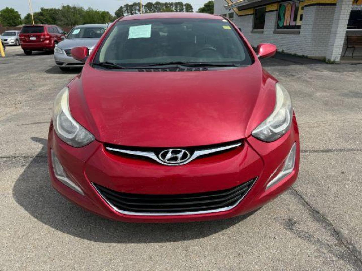 2015 RED Hyundai Elantra SE 6AT (KMHDH4AE2FU) with an 1.8L L4 DOHC 16V engine, 6-Speed Automatic transmission, located at 2715 W Pioneer Pkwy, Arlington, TX, 76013, (817) 265-9009, 32.710262, -97.153236 - Photo#4