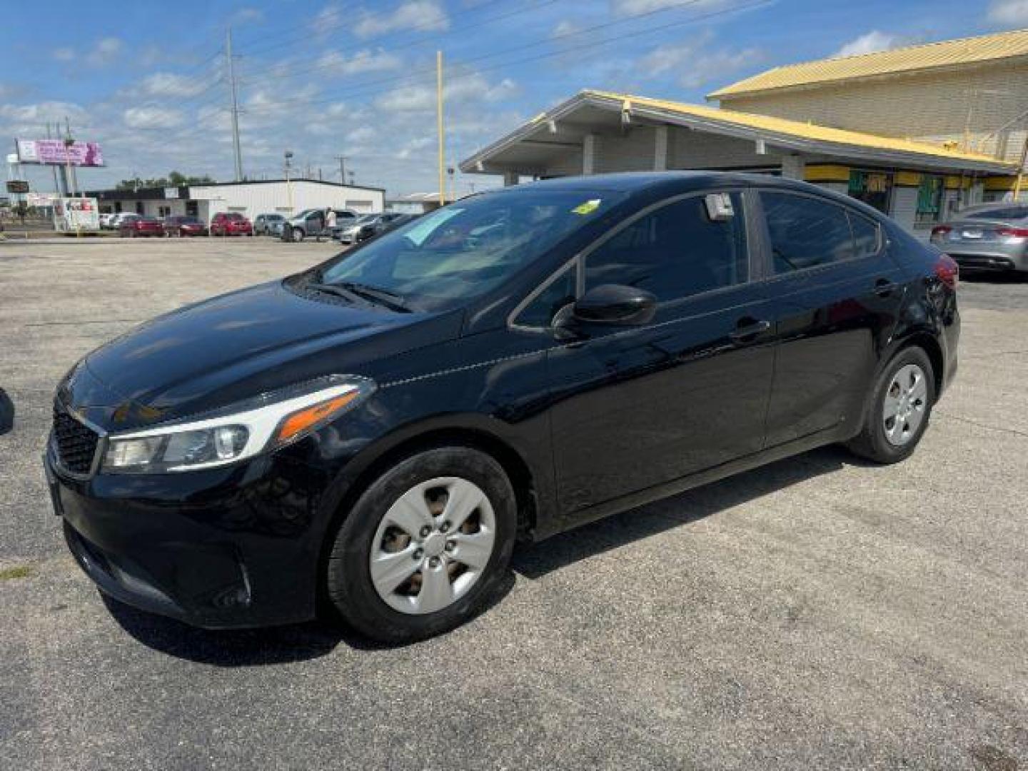 2017 BLACK Kia Forte LX 6A (3KPFK4A77HE) with an 2.0L L4 DOHC 16V engine, 6-Speed Automatic transmission, located at 2715 W Pioneer Pkwy, Arlington, TX, 76013, (817) 265-9009, 32.710262, -97.153236 - Photo#2