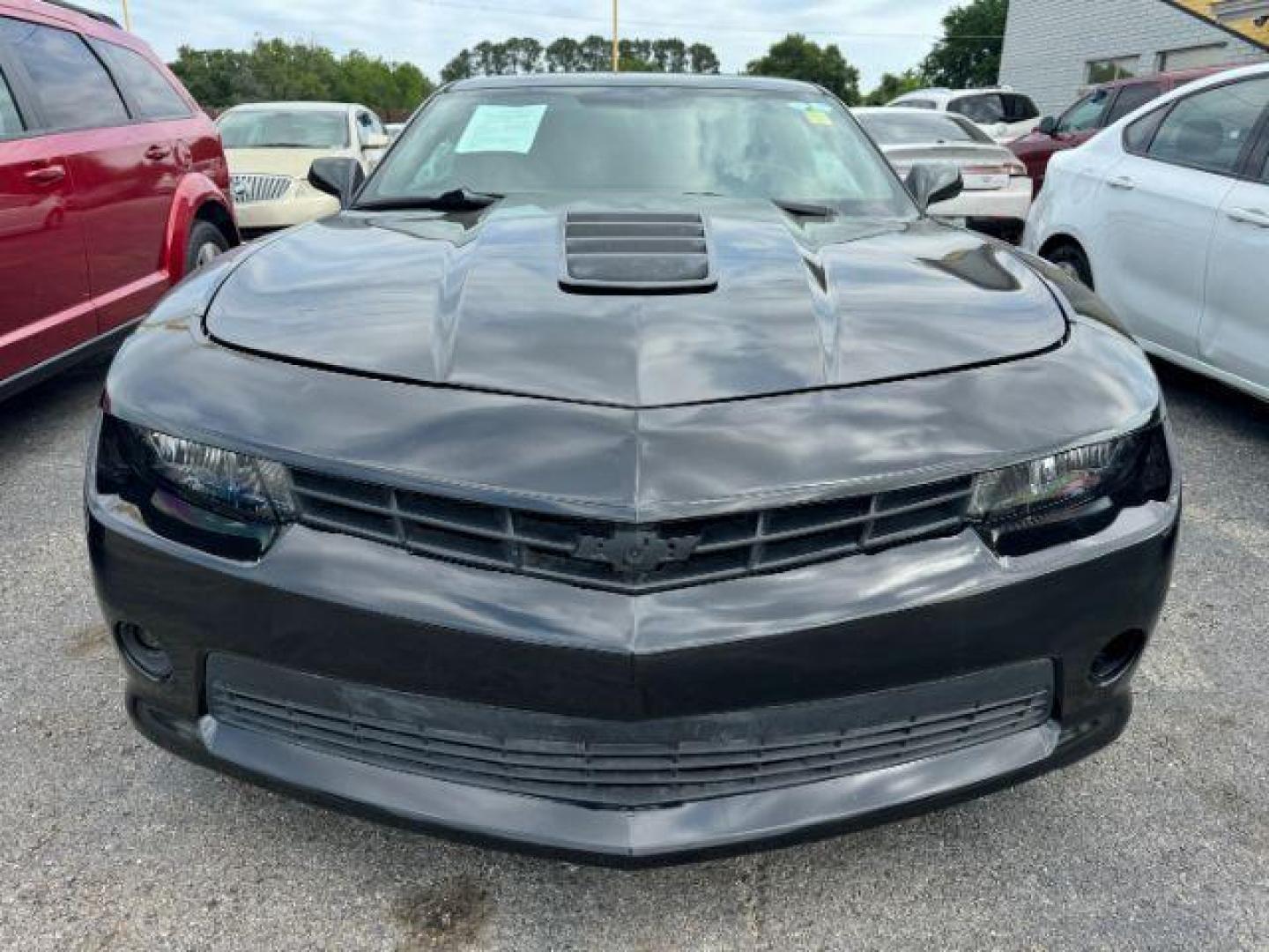 2015 BLACK Chevrolet Camaro 1LT Coupe (2G1FD1E37F9) with an 3.6L V6 DOHC 24V FFV engine, 6-Speed Automatic transmission, located at 2715 W Pioneer Pkwy, Arlington, TX, 76013, (817) 265-9009, 32.710262, -97.153236 - Photo#3