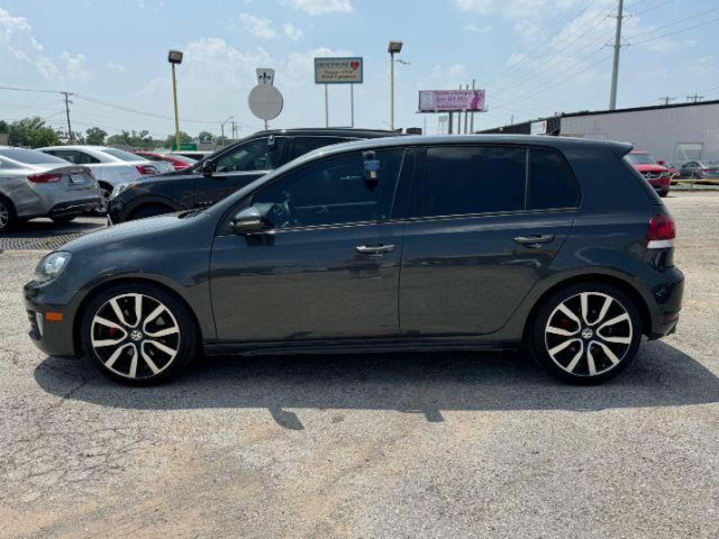 2014 BLACK Volkswagen GTI Drivers Edition 4-Door (WVWHD7AJ6EW) with an 2.0L L4 DOHC 16V TURBO engine, located at 2715 W Pioneer Pkwy, Arlington, TX, 76013, (817) 265-9009, 32.710262, -97.153236 - Photo#2