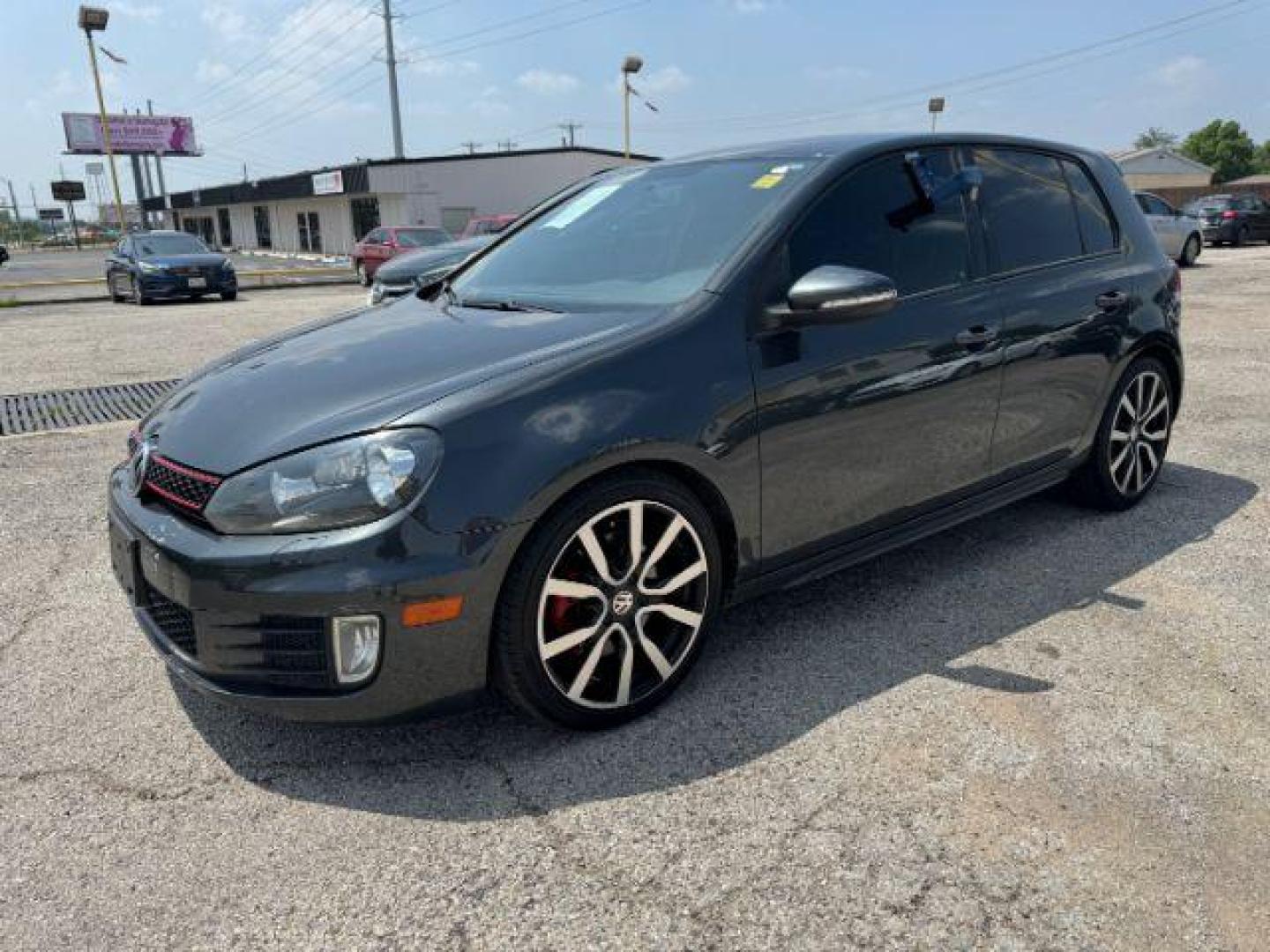 2014 BLACK Volkswagen GTI Drivers Edition 4-Door (WVWHD7AJ6EW) with an 2.0L L4 DOHC 16V TURBO engine, located at 2715 W Pioneer Pkwy, Arlington, TX, 76013, (817) 265-9009, 32.710262, -97.153236 - Photo#3