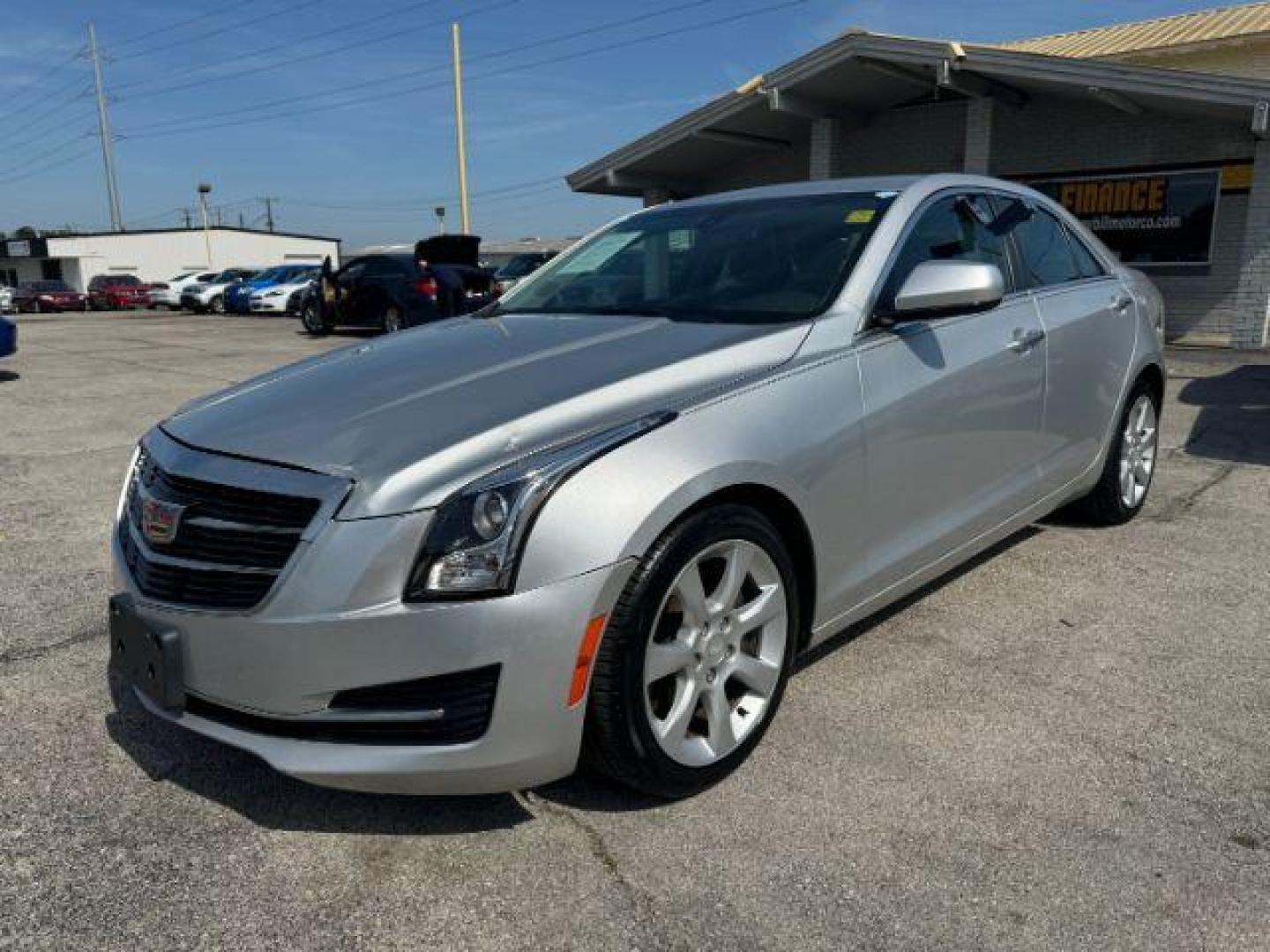 2016 SILVER Cadillac ATS 2.0L Standard AWD (1G6AG5RX7G0) with an 2.0L L4 DOHC 16V TURBO engine, 6-Speed Automatic transmission, located at 2715 W Pioneer Pkwy, Arlington, TX, 76013, (817) 265-9009, 32.710262, -97.153236 - Photo#3