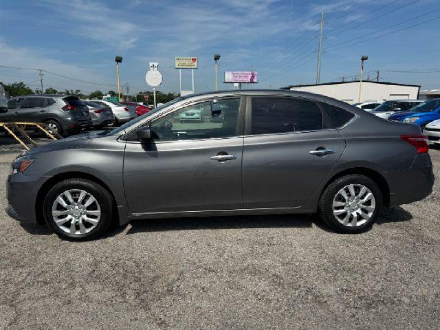 2017 GRAY Nissan Sentra S (3N1AB7AP4HY) , located at 2715 W Pioneer Pkwy, Arlington, TX, 76013, (817) 265-9009, 32.710262, -97.153236 - Photo#2