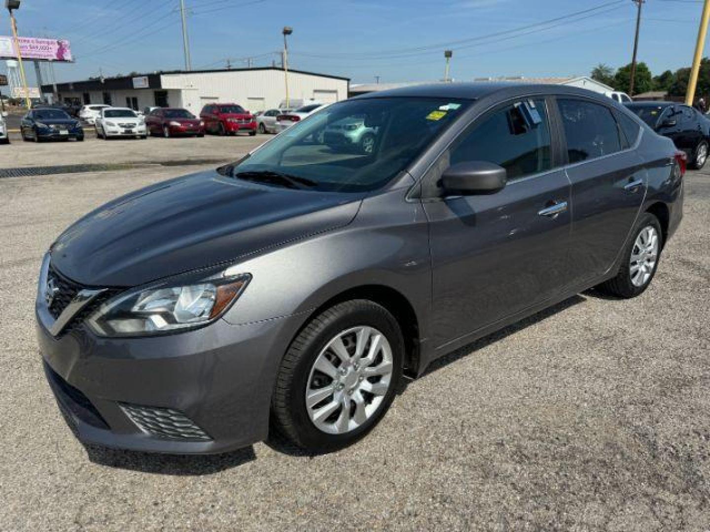 2017 GRAY Nissan Sentra S (3N1AB7AP4HY) , located at 2715 W Pioneer Pkwy, Arlington, TX, 76013, (817) 265-9009, 32.710262, -97.153236 - Photo#3