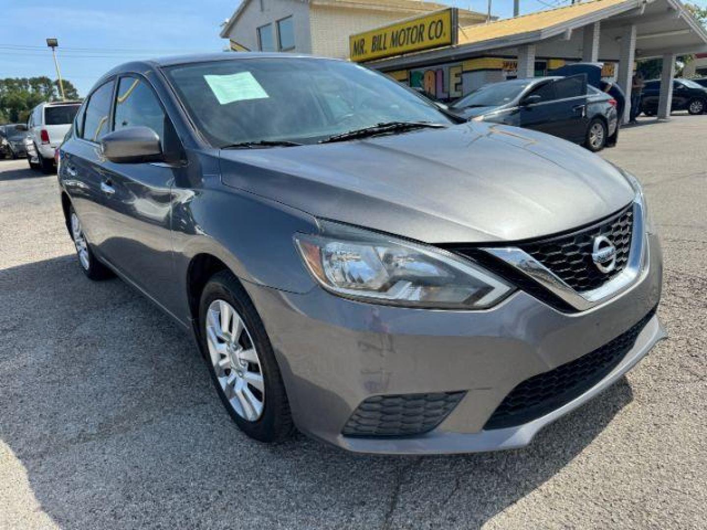 2017 GRAY Nissan Sentra S (3N1AB7AP4HY) , located at 2715 W Pioneer Pkwy, Arlington, TX, 76013, (817) 265-9009, 32.710262, -97.153236 - Photo#5