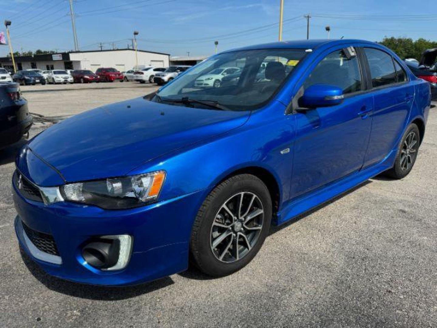 2017 BLUE Mitsubishi Lancer ES CVT (JA32U2FU9HU) with an 2.0L L4 SOHC 16V engine, Continuously Variable Transmission transmission, located at 2715 W Pioneer Pkwy, Arlington, TX, 76013, (817) 265-9009, 32.710262, -97.153236 - Photo#3