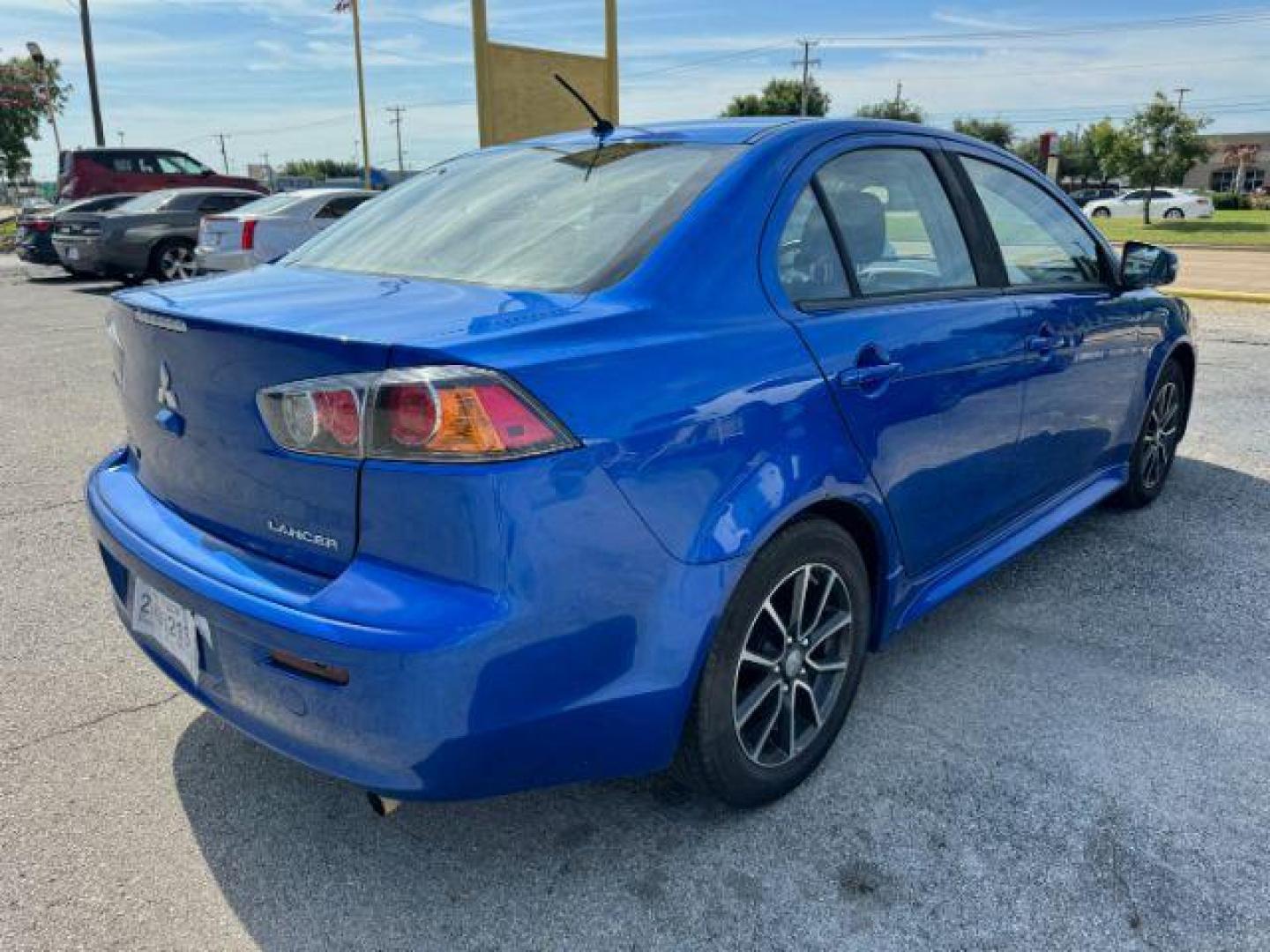 2017 BLUE Mitsubishi Lancer ES CVT (JA32U2FU9HU) with an 2.0L L4 SOHC 16V engine, Continuously Variable Transmission transmission, located at 2715 W Pioneer Pkwy, Arlington, TX, 76013, (817) 265-9009, 32.710262, -97.153236 - Photo#6